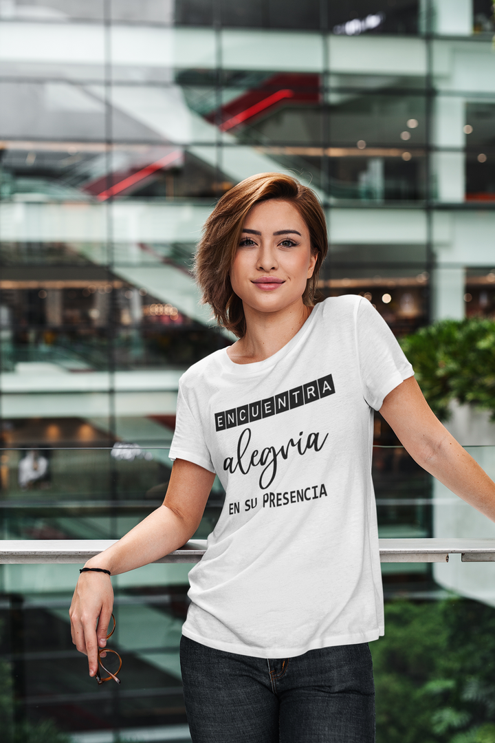 Encuentra alegría en Su presencia
