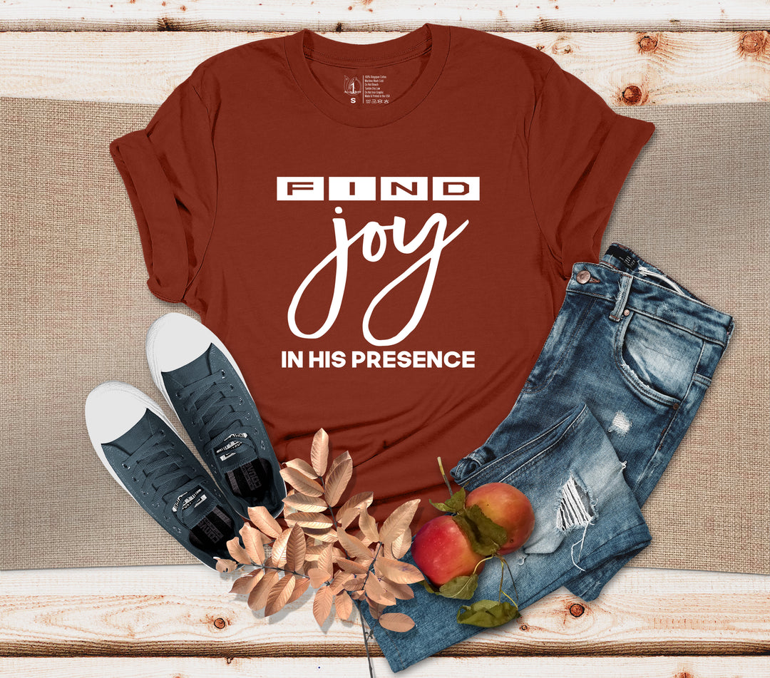 Find Joy In His Presence