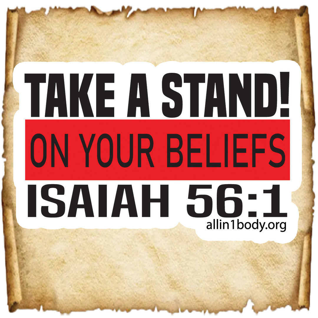 Take A Stand Sticker