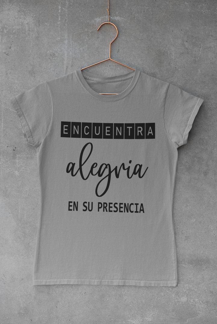 Encuentra alegría en Su presencia