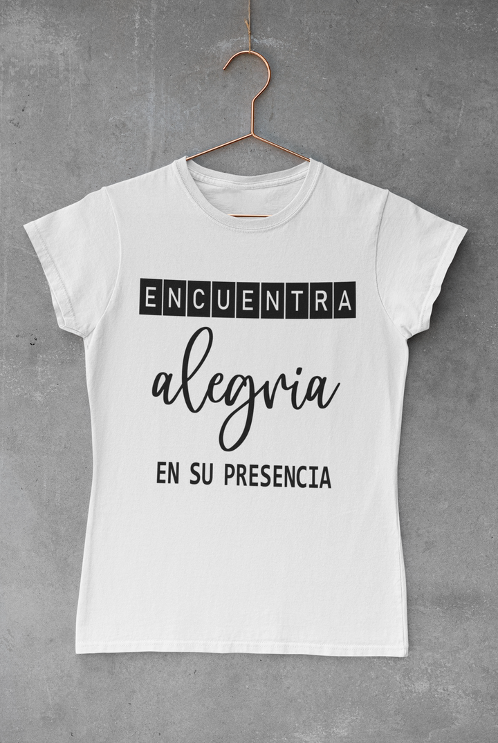 Encuentra alegría en Su presencia